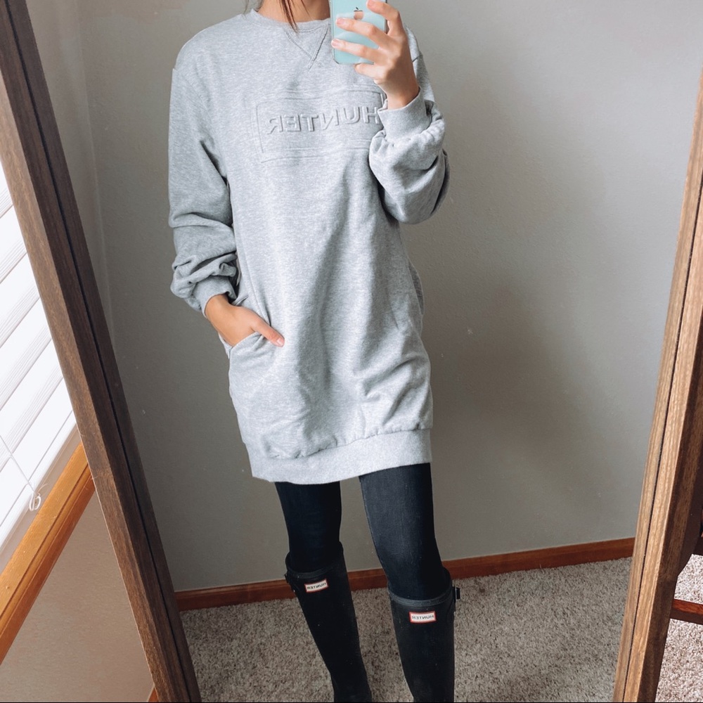 HUNTER sweatshirt dress